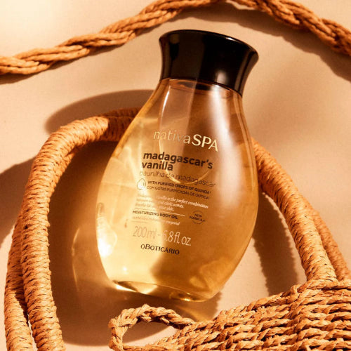 Huile corps à la Vanille de Madagascar Nativa SPA - 200 ML