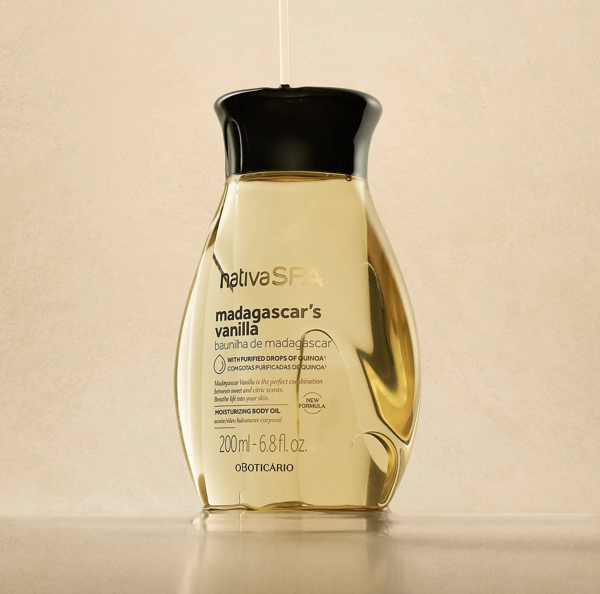 Huile corps à la Vanille de Madagascar Nativa SPA - 200 ML