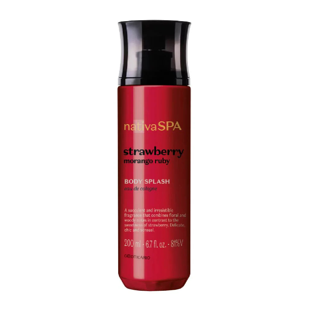 Body Splash Strawberry Nativa SPA - 200 ML