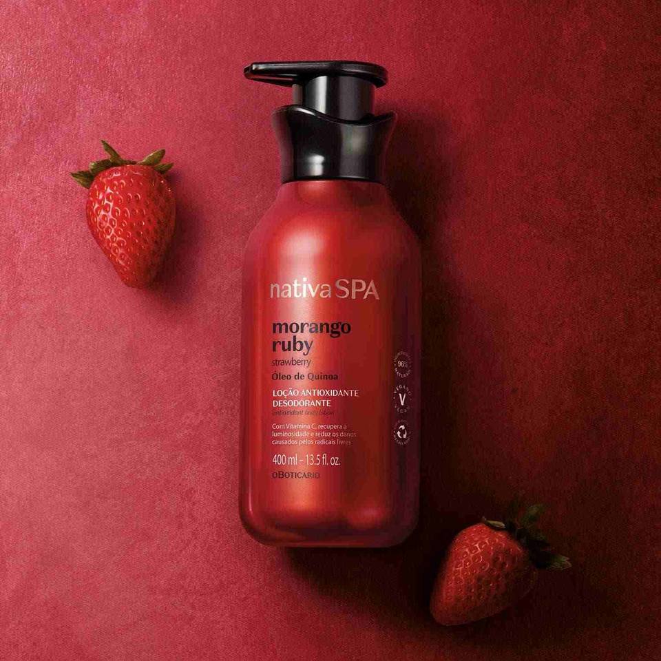 Crème corps Fraise Nativa SPA - 400 ML