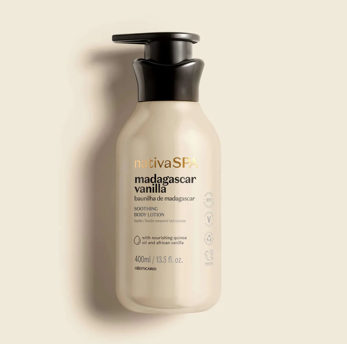 Crème corps à la Vanille de Madagascar Nativa SPA - 400 ML