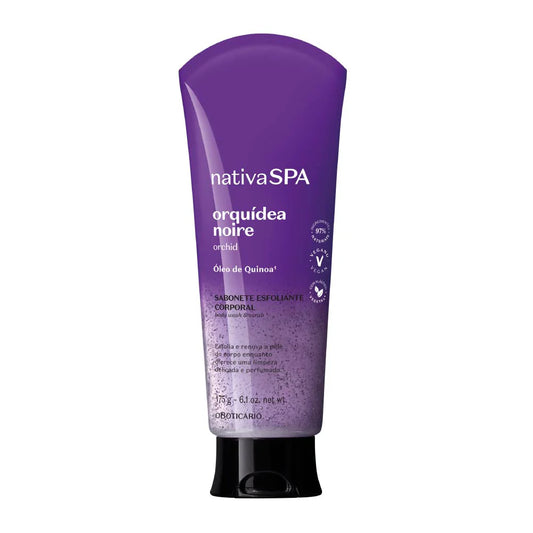 Gel douche exfoliant Orchidée noir - 175 ML