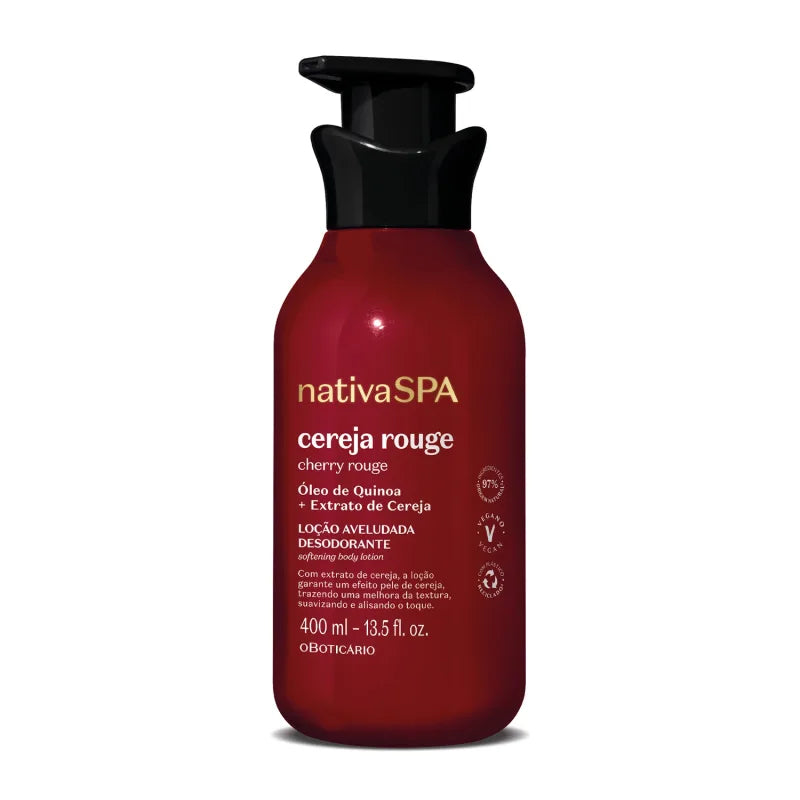 Crème corps cerise rouge Nativa SPA - 400 ML